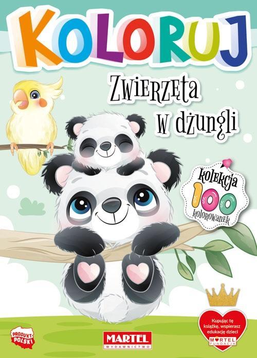 Koloruj - Zwierzęta w dżungli, praca zbiorowa