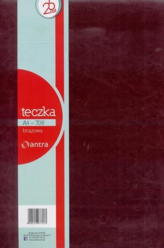 Teczka A4 708 czerwona, Antra