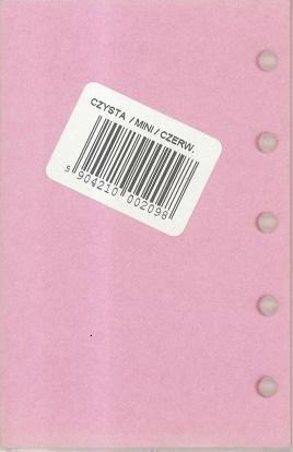 Wkład do organizer M Czysta czerwona ANTRA, Antra