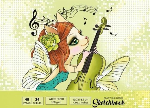 Szkicownik 197x145/48K 100g TW Wróżka FRESH, Fresh