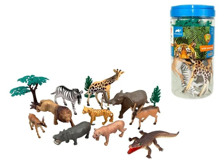 Zwierzęta Safari 13szt, Madej