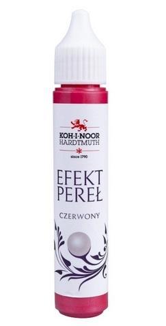 Pisak z efektem perłowym czerwony 30ml, Koh-I-Noor