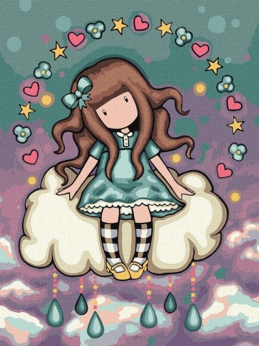 Malowanie po numerach - April's Showers Kids