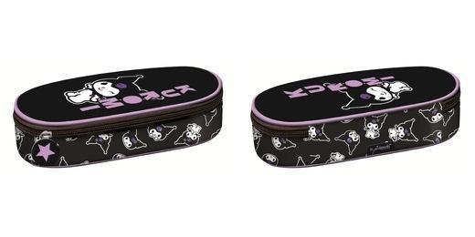 Piórnik saszetka z wewnętrzną klapką Kuromi black