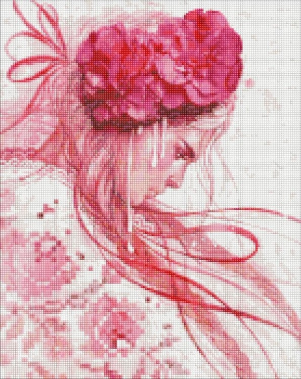 Diamentowa mozaika - Wyrafinowany i mocny 40x50cm
