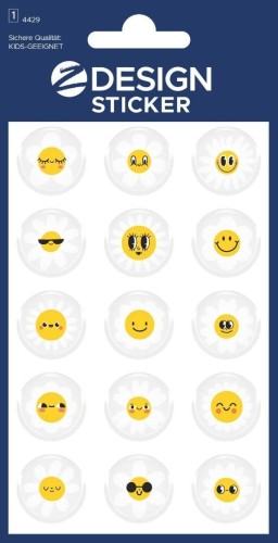 Naklejki błyszczące - kwiatki, Zdesign