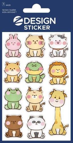 Naklejki błyszczące - zwierzęta, Zdesign