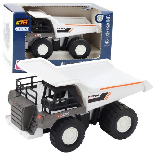 Wywrotka metalowe elementy z napędem biała