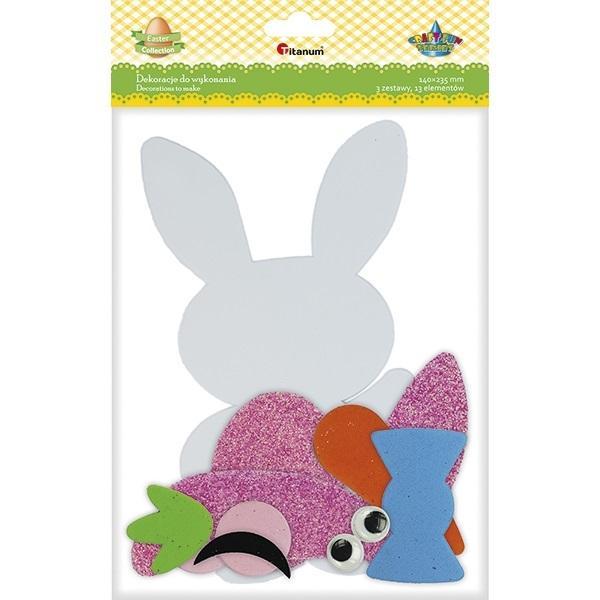 Zestaw piankowy zając z marchewką 1szt, Titanum