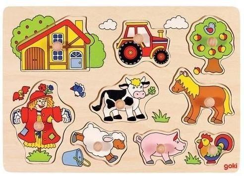 Puzzle z uchwytami Farma, Goki