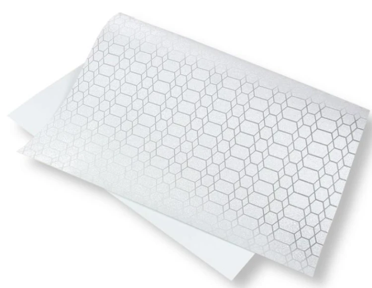 Papier ozdobny brokatowy 140g 40x60cm jasny żółty