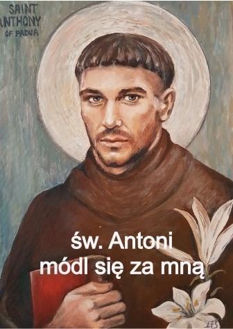 Magnes na lodówkę - Św. Antoni Padewski, Petrus