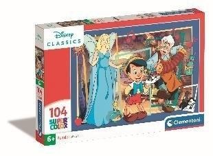 Puzzle 104 Super Kolor Pinocchio, Clementoni