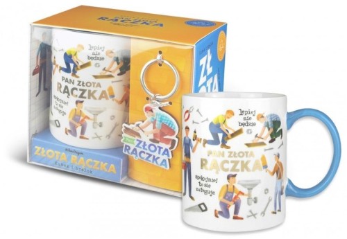Zestaw kubek + brelok Złota rączka, Pan Dragon