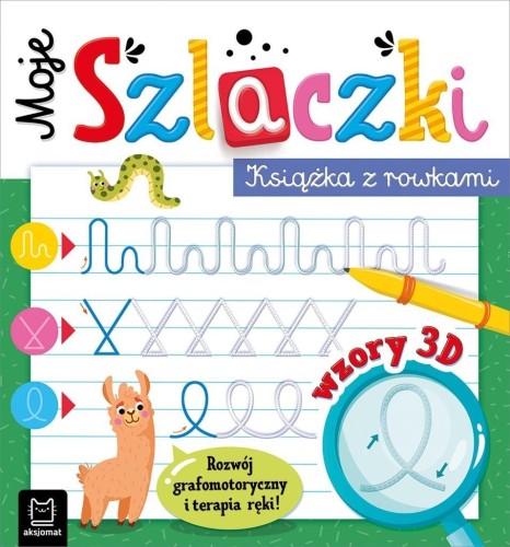 Moje szlaczki. Książka z rowkami, Anna Podgórska