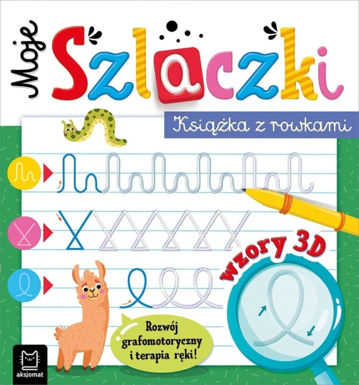 Moje szlaczki. Książka z rowkami, Anna Podgórska