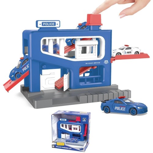 Parking policyjny + auto metalowe, Trifox