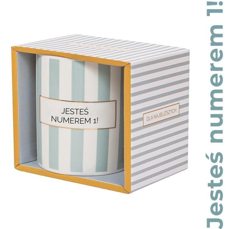 Kubek prezentowy Jesteś numerem 1!, Be-Happy Gifts