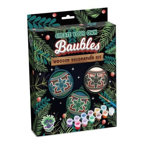 Zestaw do tworzenia obrazów z drewna - Bombki