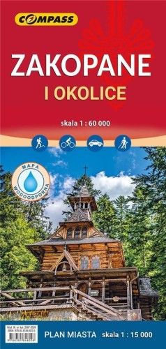 Mapa - Zakopane i okolice 1:60 000, praca zbiorowa