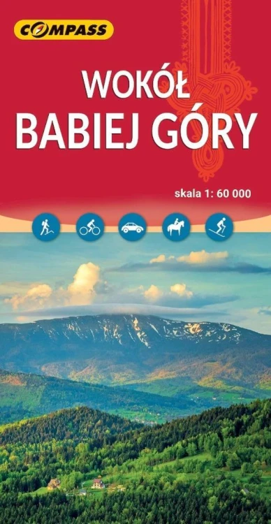 Mapa turystyczna - Wokół Babiej Góry