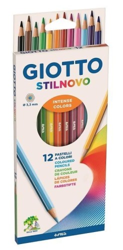Kredki Stilnovo Intense 12 kolorów GIOTTO, Giotto