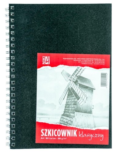 Szkicownik A4/80K 98g spirala, Koh-I-Noor