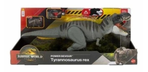 Jurassic World T-rex Dinozaur z funkcją, Mattel