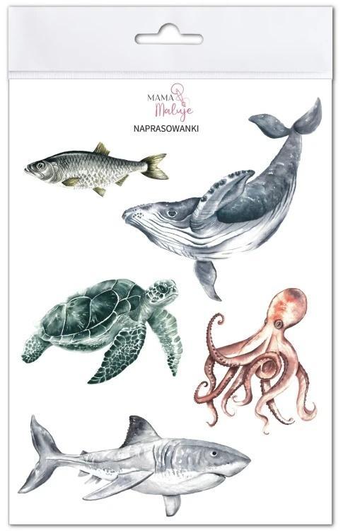 Naprasowanki Zwierzęta morskie, Mama Maluje