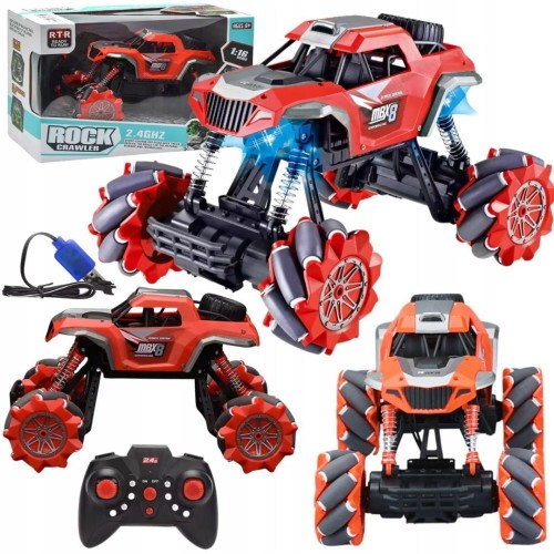 Jeep zdalnie sterowany z wysokim zawieszeniem