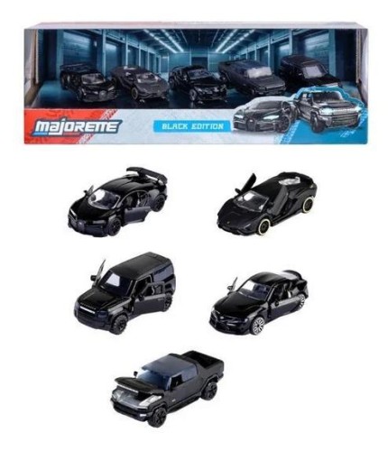 Majorette Black Edition 2.0 5szt, Majorette