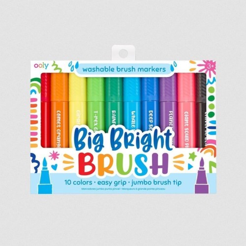 Flamastry pędzelkowe Duże 10 sztuk, ooly