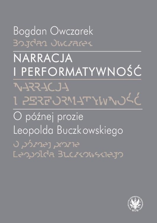 Narracja i performatywność, Bogdan Owczarek