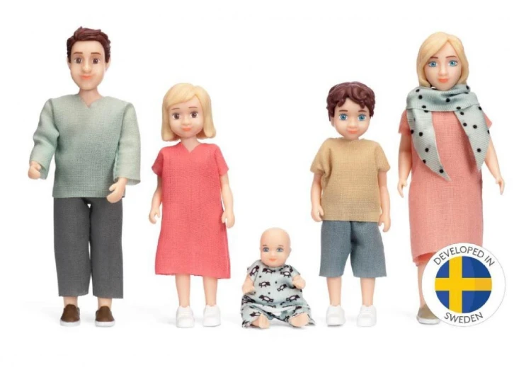 Lalki do domku dla lalek zestaw Charlie, Lundby