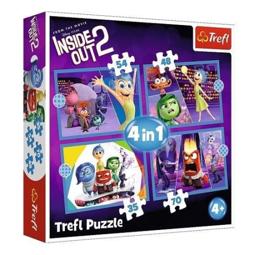 Puzzle 4w1 W głowie się nie mieści 2 TREFL, Trefl