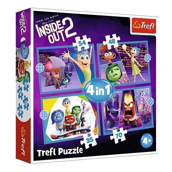 Puzzle 4w1 W głowie się nie mieści 2 TREFL, Trefl
