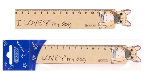 Linijka drewniana Buldog, Cresco