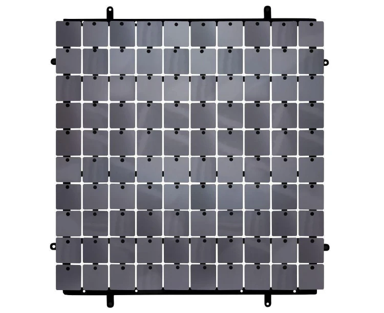 Panel dekoracyjny grafitowy 30x30cm 100 kwadratów