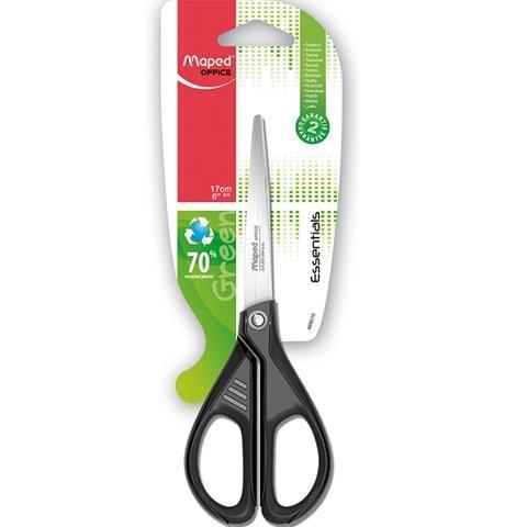 Nożyczki Essentials Green 17cm MAPED, Maped