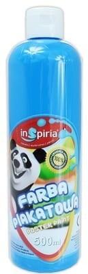 Farba plakatowa niebieska 500ml, InSpiria