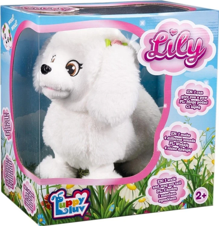 Puppy Luv. Piesek interaktywny Pudel Lily, TM Toys