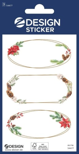 Naklejki usuwalne - do opisu ręcznego, Zdesign