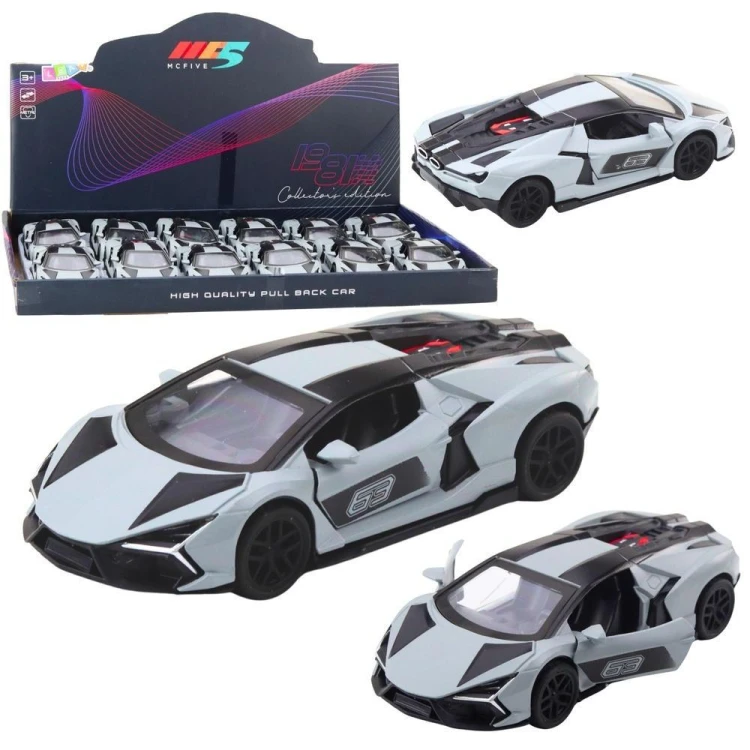 Samochód wyścigowy metalowy z napędem 1:23