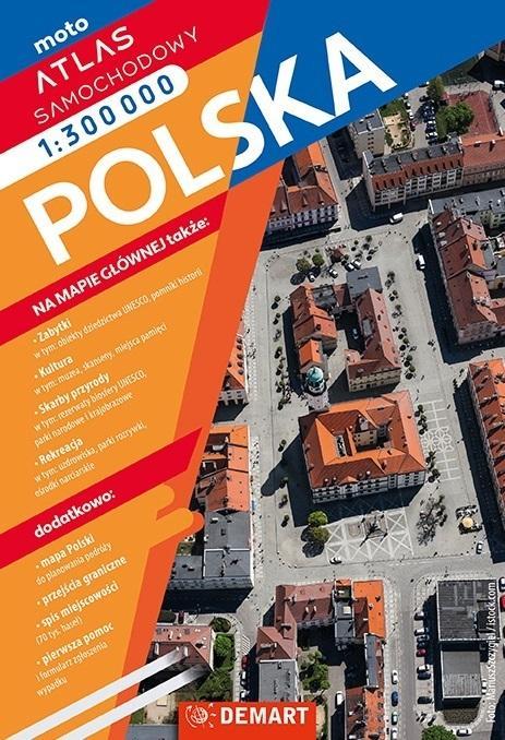 Atlas samochodowy Polski 1:300 000, praca zbiorowa