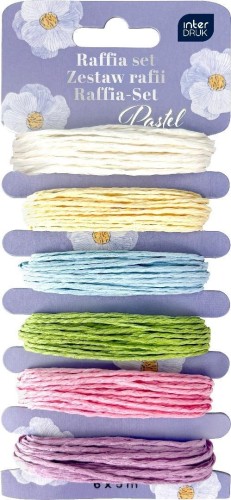 Zestaw rafii 6x5m Pastel, INTERDRUK