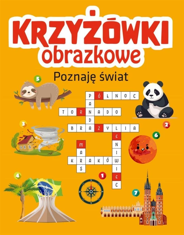 Krzyżówki obrazkowe. Poznaję świat, praca zbiorowa