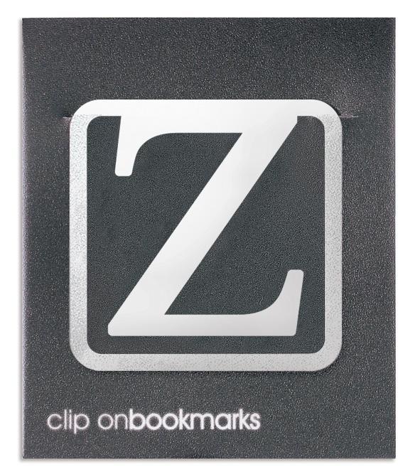 Metalowa zakładka - Litera Z Clip-on, IF