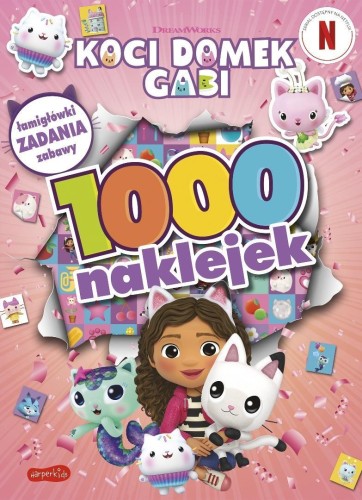 Koci Domek Gabi. 1000 naklejek, praca zbiorowa