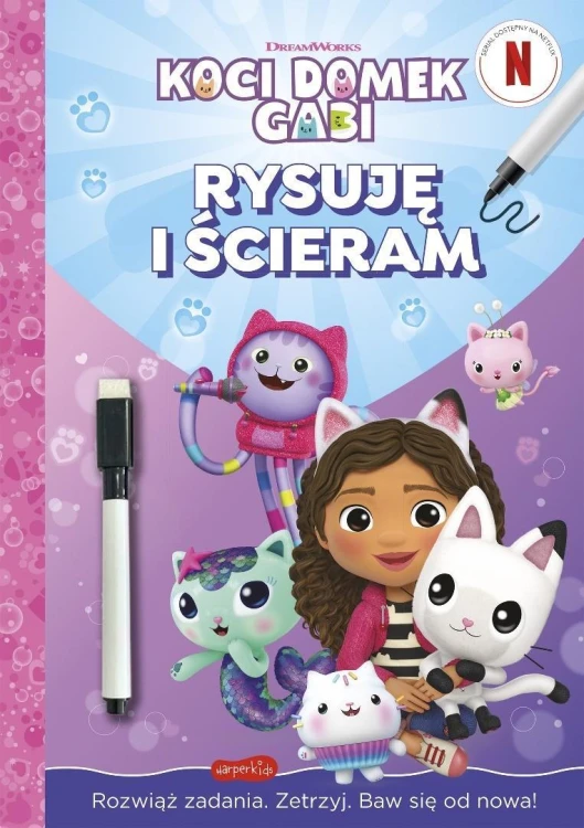 Koci Domek Gabi. Rysuję i ścieram, praca zbiorowa