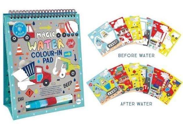 Kolorowanka Wodna z Pisakiem i Podpórką Na Budowie